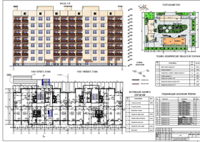 Курсовая работа: Разработка проекта производства работ для строительства крупнопанельного 2-секционного 9-ти этажного